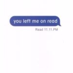 کتاب you left me on read